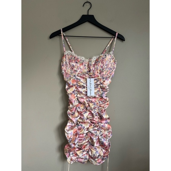 NEW FOR LOVE & LEMONS X VICTORIA’S SECRET Gardenia Corset Mini Dress - Picture 2 of 3